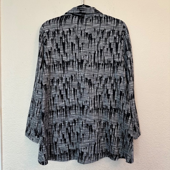 PARSLEY & SAGE Womens S Over Shirt Light Jacket Pockets Abstract Print Artsy - Picture 7 of 14